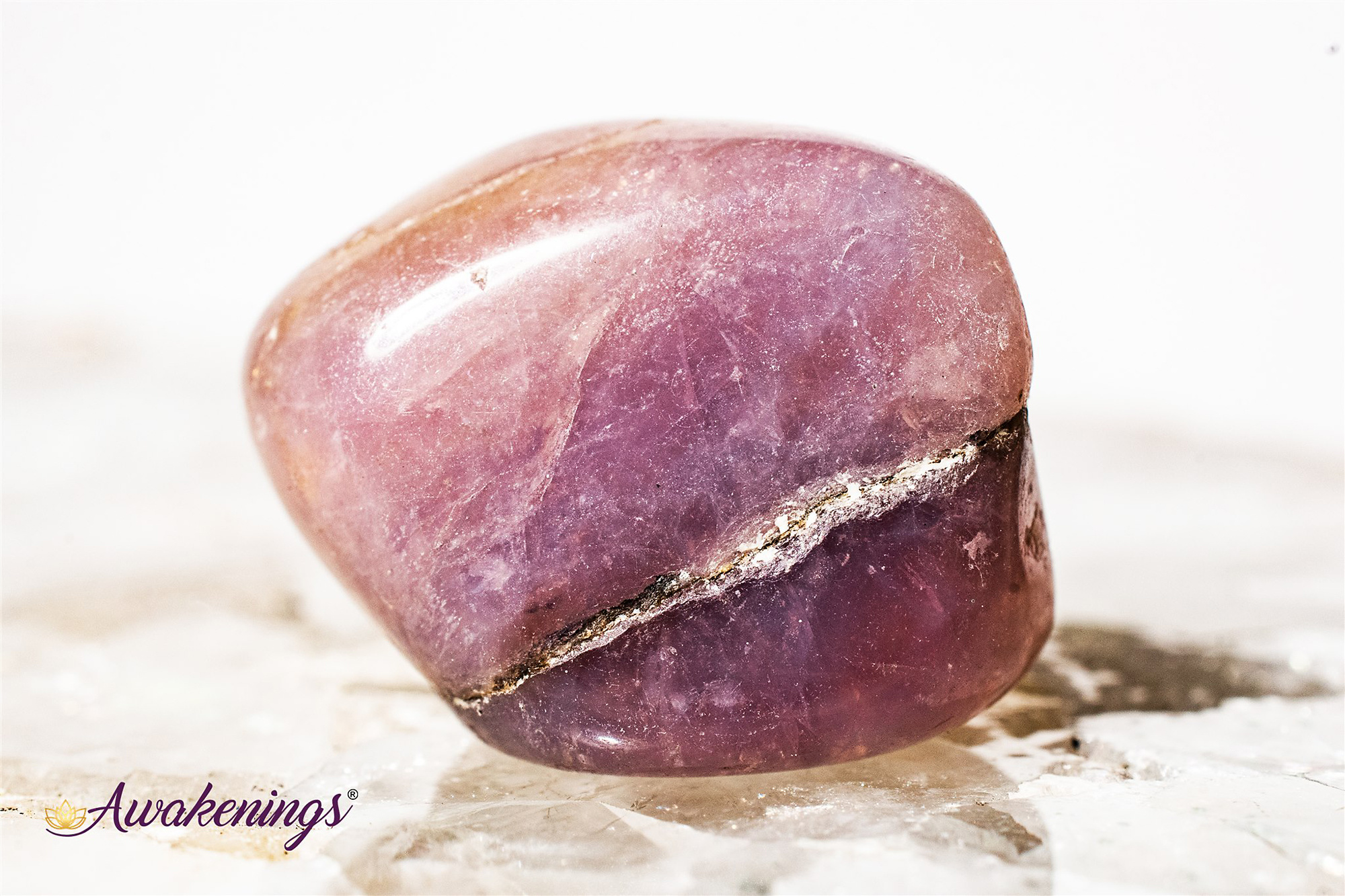 Purple Rose Quartz Tumbled Awakenings