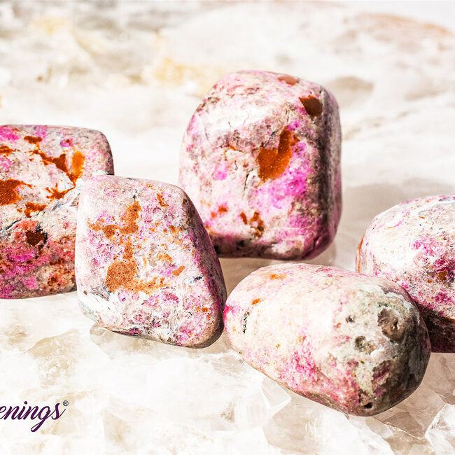 Pink Cobaltoan (Cobaltian Cobalto Salrose Cobaltocalcite) Calcite - Tumbled Large