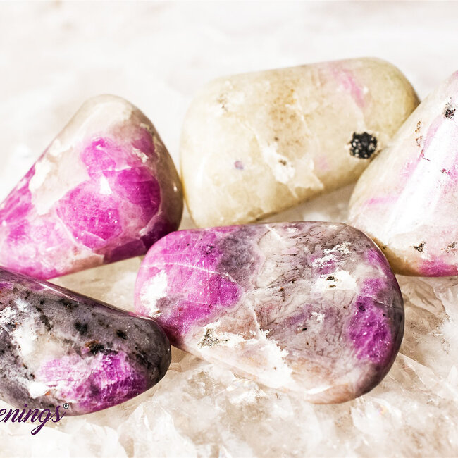 Pink Ruby Red (Rubellite) Tourmaline - Tumbled