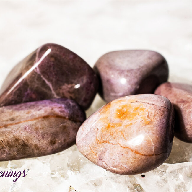 Purple Lavender Jade -Tumbled Large