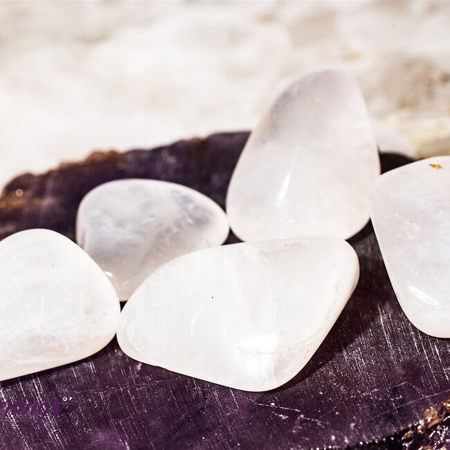 Pink Petalite (Angelic Quartz) - Tumbled Smooth