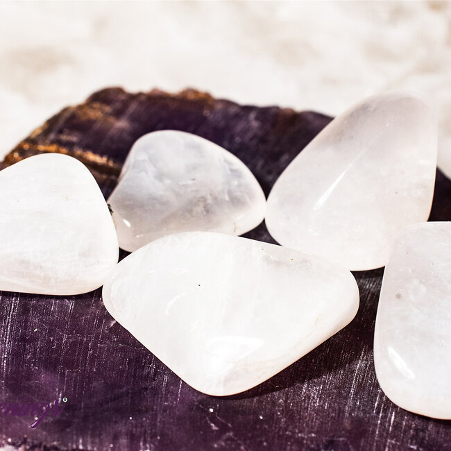 Pink Petalite (Angelic Quartz) - Tumbled Smooth