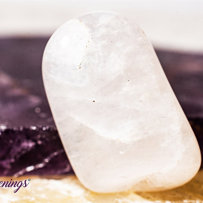Pink Petalite (Angelic Quartz) - Tumbled Smooth