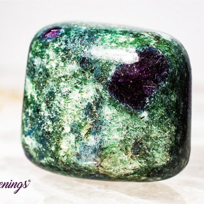 Ruby in Kyanite -  Tumbled