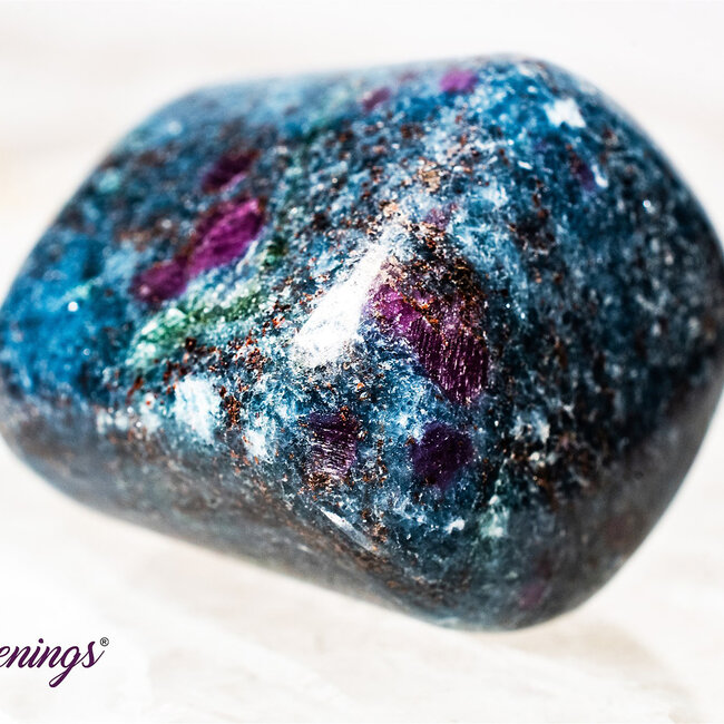 Ruby in Kyanite -  Tumbled