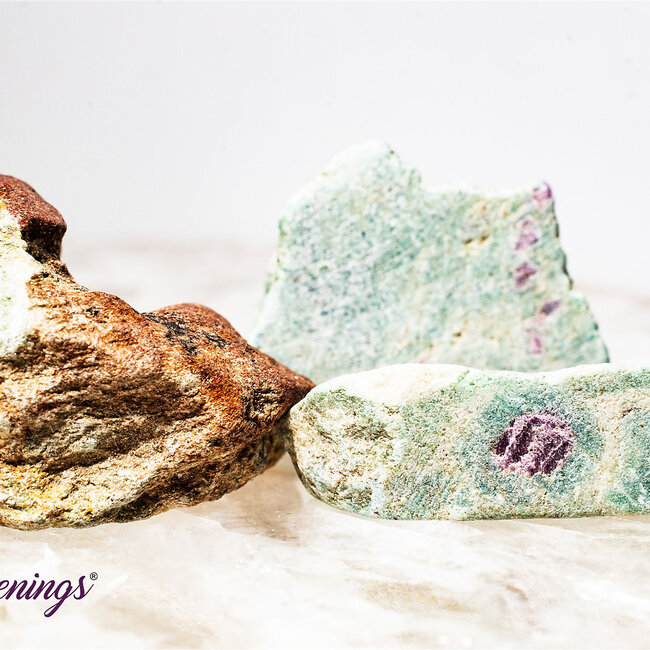 Ruby Zoisite - Rough Raw Natural