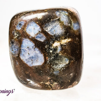 Que Sera (Quesera Blue Opal Llianite Galaxy Rhyolite Liberite Glaucophane) - Large Tumbled