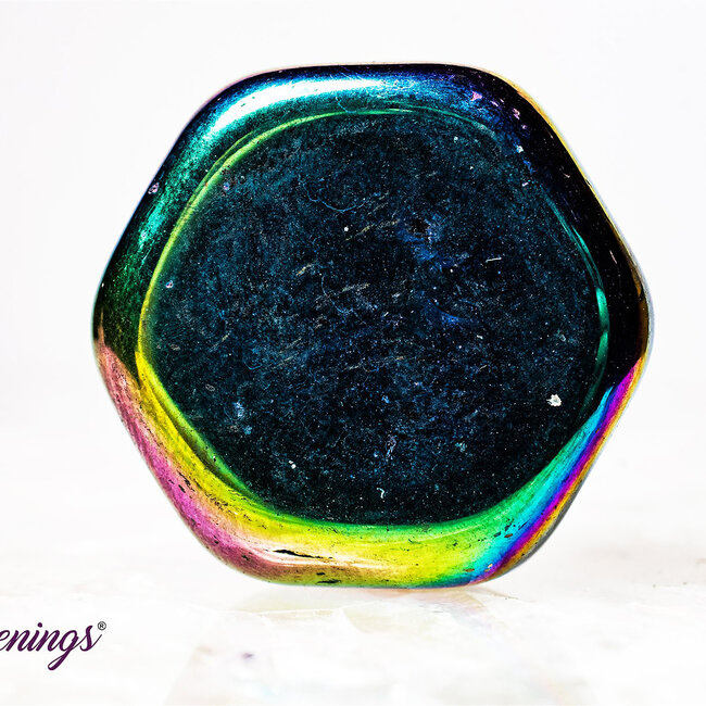 Magnetic Rainbow Hematite - Tumbled