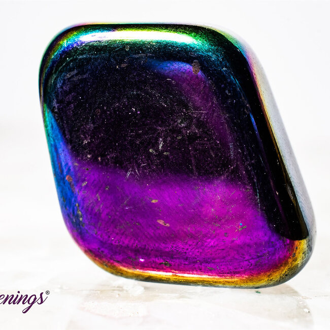 Magnetic Rainbow Hematite - Tumbled