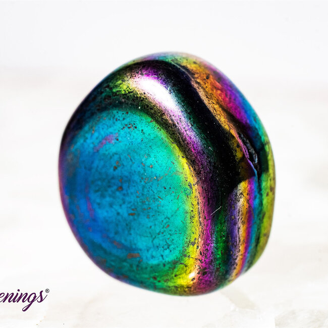 Magnetic Rainbow Hematite - Tumbled