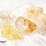 Gold (Golden Rutile Angel Venus Hair) Rutilated Quartz - Tumbled Smooth