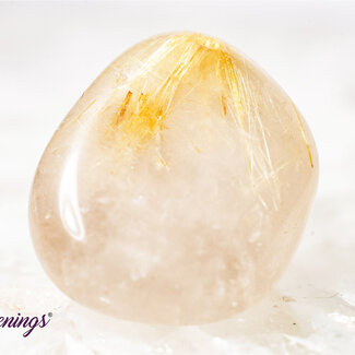 Gold Golden Rutilated Rutile Quartz - Tumbled