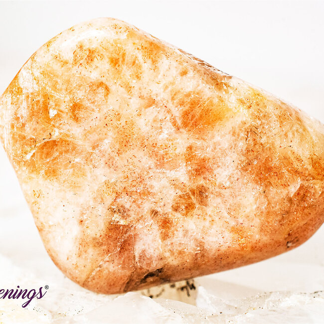 Sunstone (Heliolite) - Tumbled