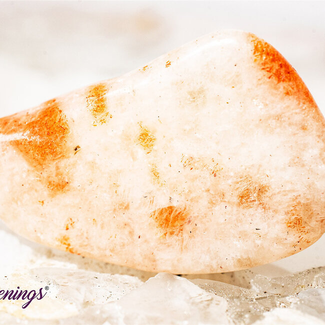 Sunstone (Heliolite) - Tumbled