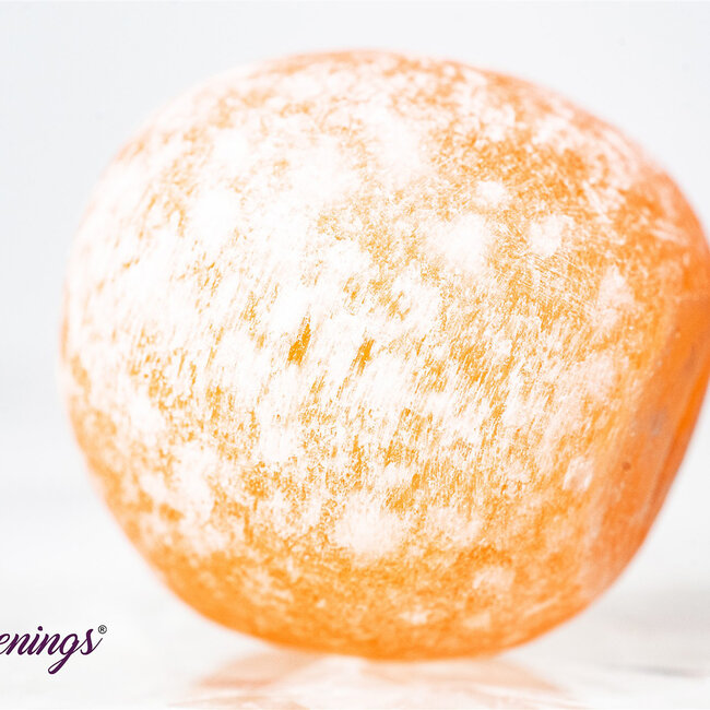 Orange Peach Selenite Selenite (Satin Spar Gypsum) - Tumbled Polished