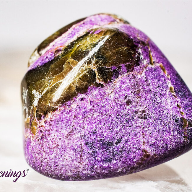 Atlantisite (Stichtite in Serpentine Tasmanite) - Tumbled