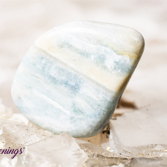 Blue Scheelite - Tumbled