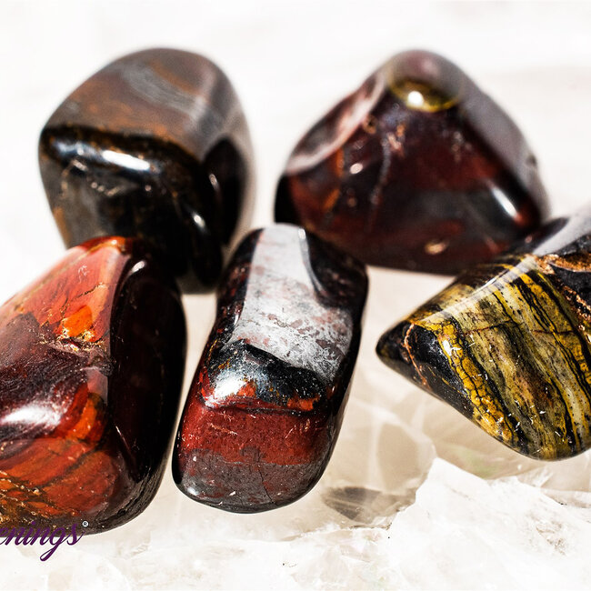 Tiger Iron (Mugglestone Muggle Stone) - Tumbled