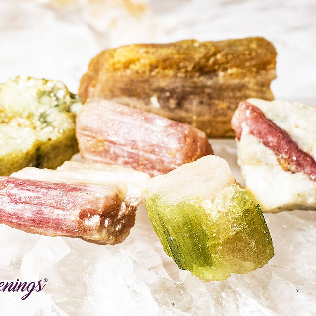 Watermelon Tourmaline - Pink Green Rough Raw Natural