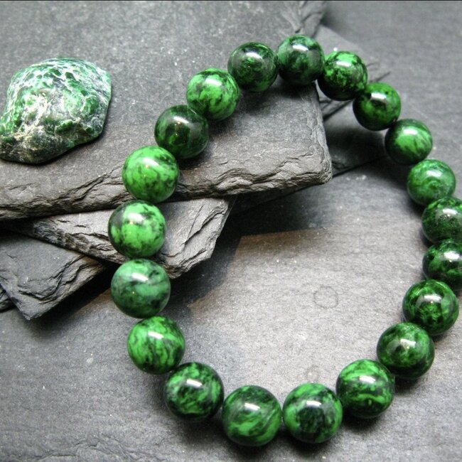 Maw Sit Sit Bracelet - 10mm (AAA Grade) Jadeite