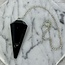 Black Tourmaline Pendulums - Dowsing Hexagonal Faceted Cone Point Divination-Silver Chain-Crystal Gemstone