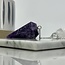 Lepidolite (Purple Mica) Pendulums - Dowsing Hexagonal Faceted Cone Point Divination - Silver Chain Crystal Gemstone Lithium