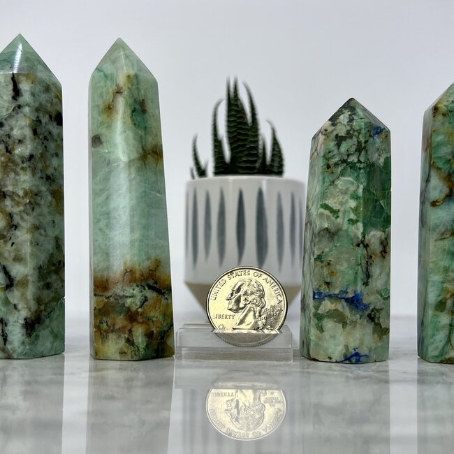 Phoenix Stone Pine (Fynechenite) Tower Point Generator - Medium (3-4")