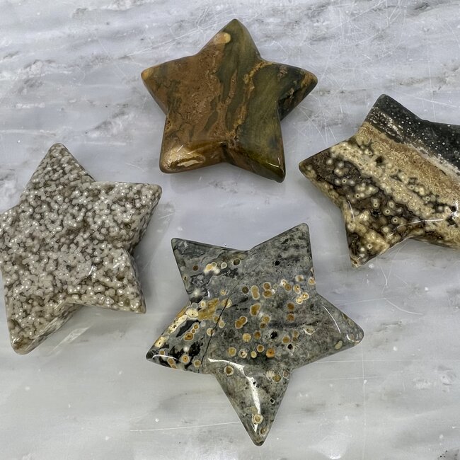 Ocean (Sea Sediment) Jasper Star - Large