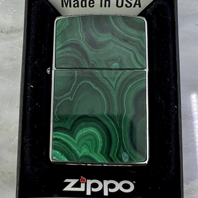 Malachite Zippo Lighter in Box