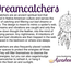 Dreamcatcher Dream Catcher-White & Aqua Green Beaded Feathers- 5" Diameter Wall Decor