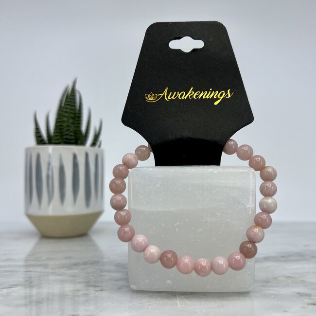 Pink Opal Bracelets - 6mm