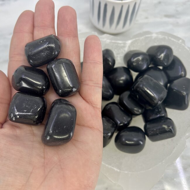 Black Tourmaline - Tumbled Large