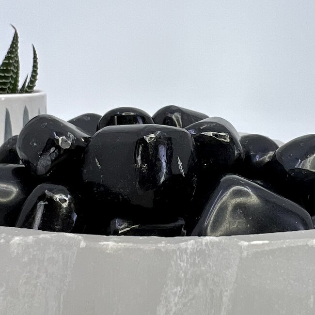 Black Tourmaline - Tumbled Large