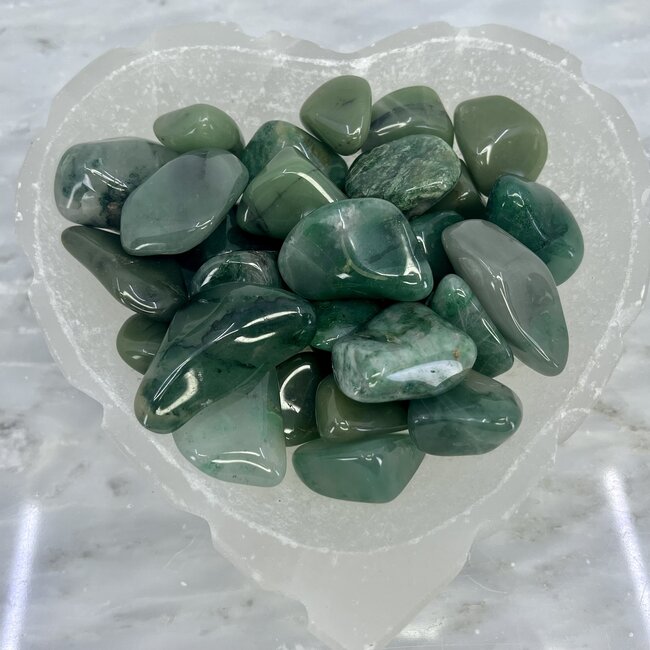 Green Chalcedony - Tumbled