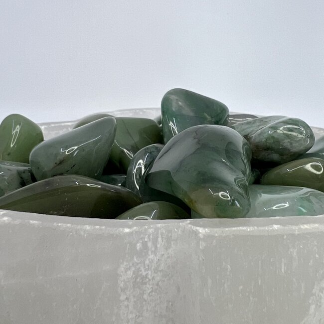 Green Chalcedony - Tumbled