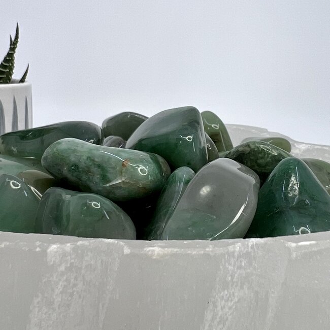 Green Chalcedony - Tumbled