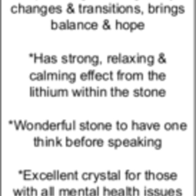 Lepidolite - Tumbled Large