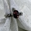Pink Tourmaline Oval Ring-Size 8 Faceted Sterling Silver