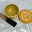 Singing Bowls - 3" Metal Solar Plexus Chakra Striker Pad Case
