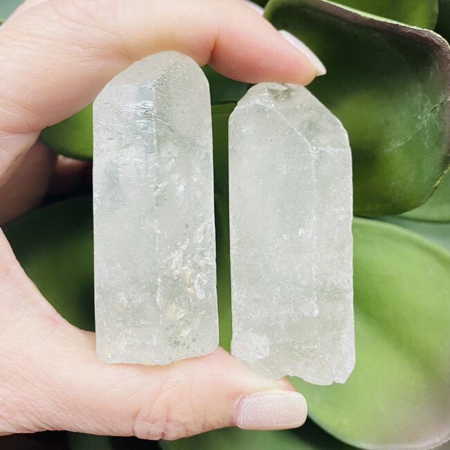 Clear (Crystal) Quartz Points - Medium Rough Raw Natural