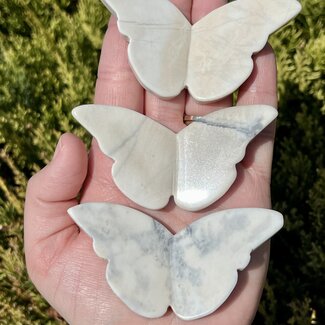 Ivory Jade Butterfly- Large (3")