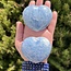 Blue Calcite Heart- Large(3")