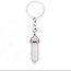 Rose Quartz Point Keychains - Hexagon