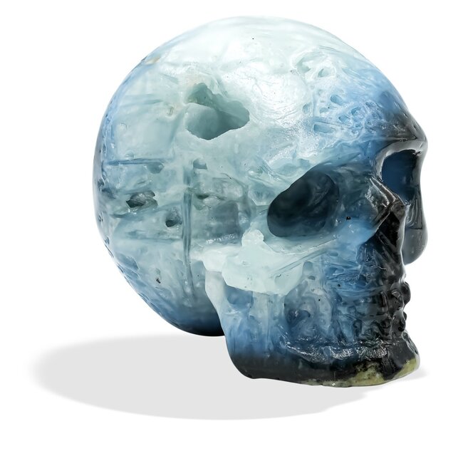 Blue Ice (Nakaurite) Skull - 25-30mm