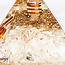 Clear Quartz Orgonite Orgone Pyramid - Medium (2")