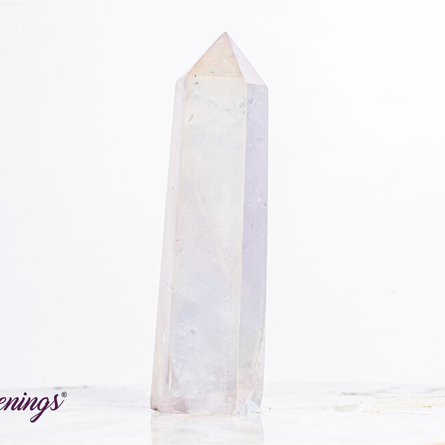 Aura Rose Quartz Tower Point Generator- Medium (3-4)"