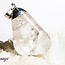Clear (Crystal) Quartz Pendant - Tumbled Silver Cap