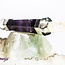 Amethyst & Clear Quartz Point Pendulums - Dowsing Faceted Divination Silver Chain - Crystal Gemstone