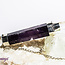 Amethyst & Clear Quartz Point Pendulum-Dowsing Faceted Divination-Silver Chain-Crystal Gemstone