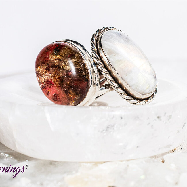 Clear (Crystal) Quartz Dish Sphere Stand - 2-2.5" Bowl Jewelry Trinket Tray Decor